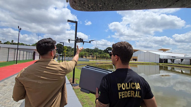 PF usa tecnologia anti-drone e DroneGun Tactical para proteger a COP30 em Belém